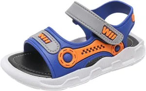 Baby Infant Boy Girl Sandals Summer Outdoor Sport Shoes Athletic Non-Slip Soft Sole Sneakers Beach (Blue, 9.5 Toddler)