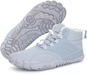 Barefoot Shoes Winter Men Women Waterproof Trail Running Shoes Warm Lined Winter Shoes Unisex Outdoor Non-Slip Winter Depth Work Camping