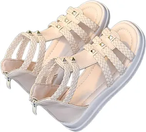 Girls' Soft Sole Toe Sandals For Summer Size 3 Sandals for Girls
