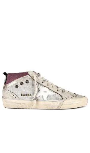 Golden Goose Mid Star Sneaker in Beige