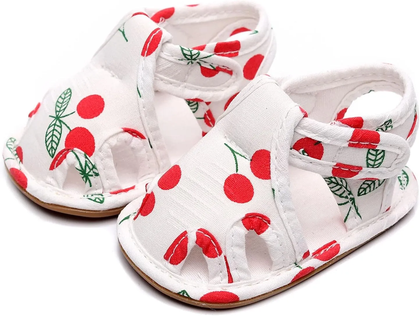 Infant Toddler Shoes Soft Sole Non Slip Toddler Floor Shoes Fruit Cherry Print Sandals Boy Sandals