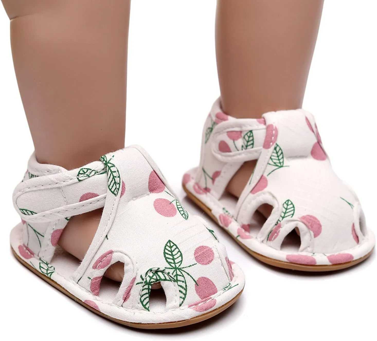 Infant Toddler Shoes Soft Sole Non Slip Toddler Floor Shoes Fruit Cherry Print Sandals Boy Sandals