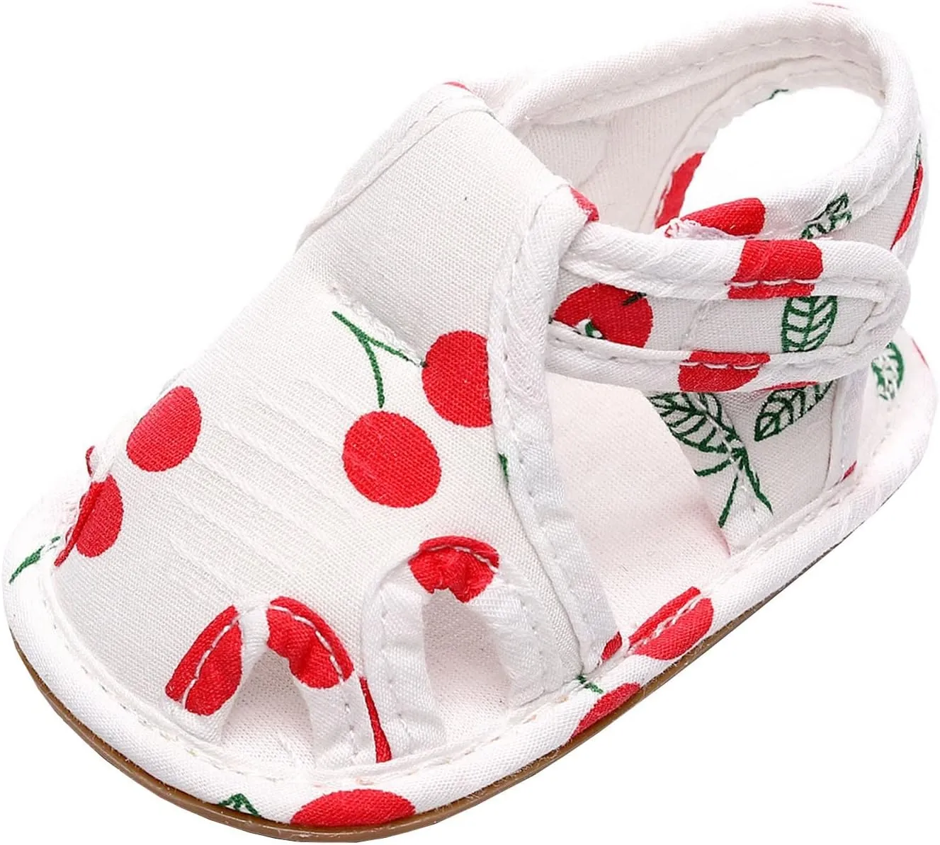 Infant Toddler Shoes Soft Sole Non Slip Toddler Floor Shoes Fruit Cherry Print Sandals Boy Sandals