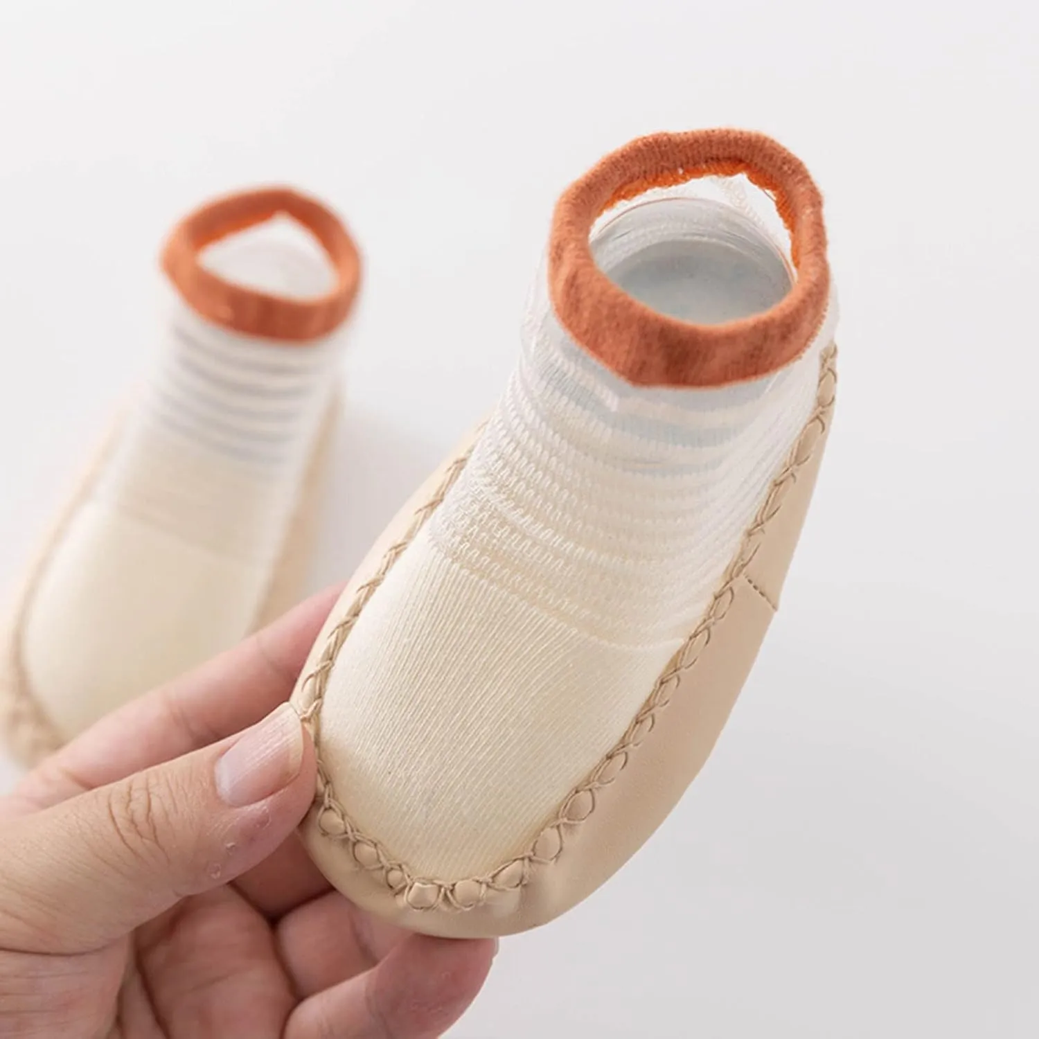Infant Toddler Shoes Soft Sole Toddler Shoes Striped Hollow Breathable Non Slip Socks Socks Shoes Boys Sandals Size 3