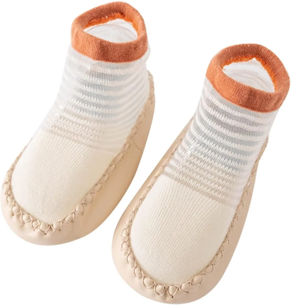 Infant Toddler Shoes Soft Sole Toddler Shoes Striped Hollow Breathable Non Slip Socks Socks Shoes Boys Sandals Size 3