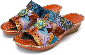 Ladmiple Summer Sandals For Women 2024 Trendy Casual Orthopedic Slippers Arch Support Comfortable Walking Orthotic Flip Flops