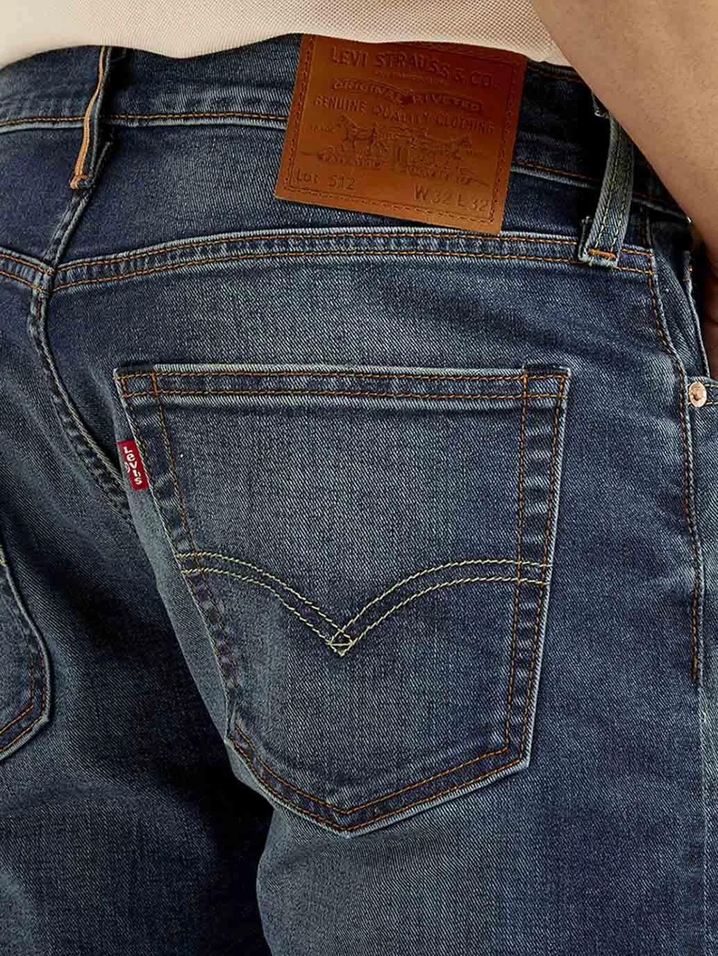Men's 512 Slim Tapered Fit Blue Jeans