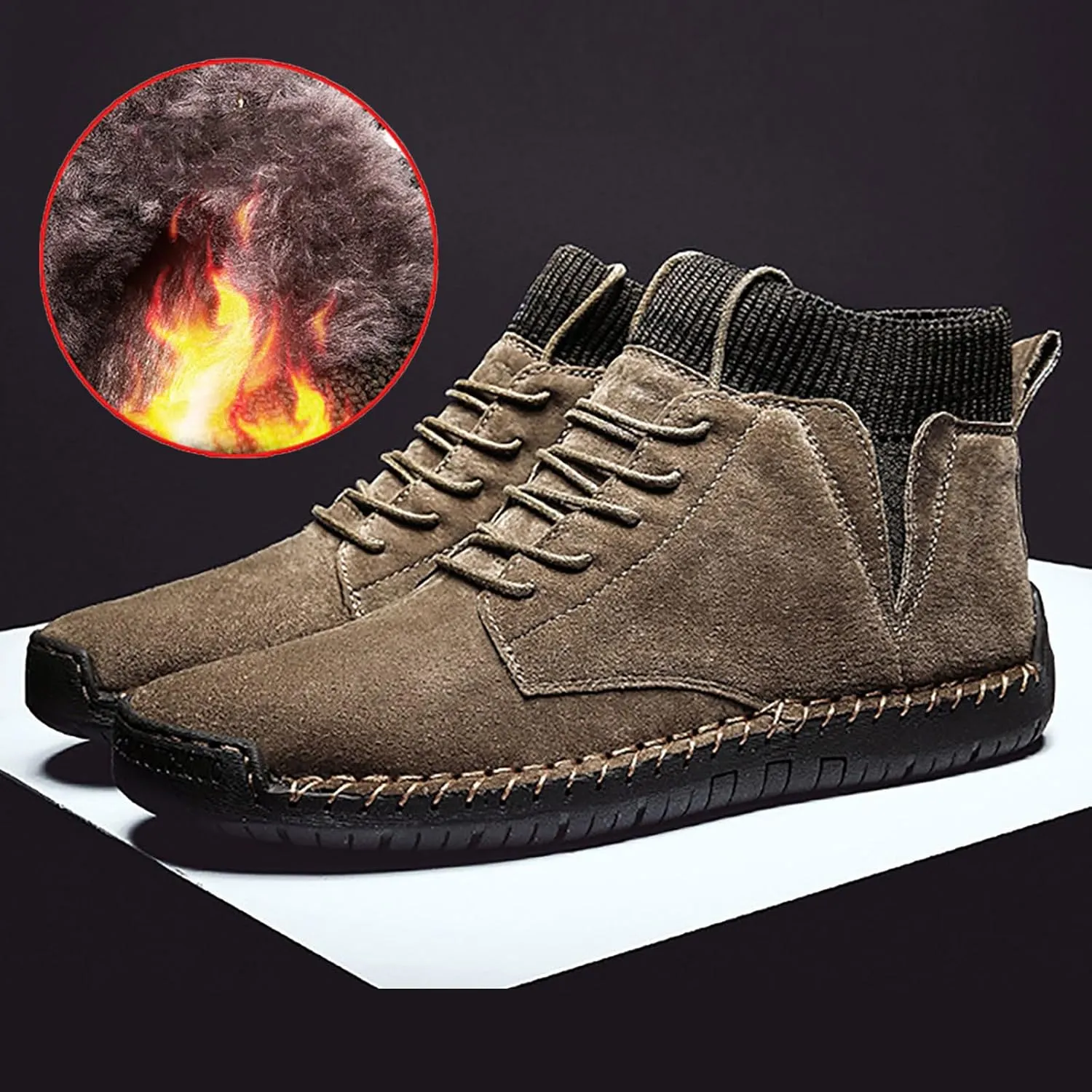Mens Slip on Sneakers Running Shoes for Men Slip on Lightweight Breathable Fashion Sneakers Black Sneakers
