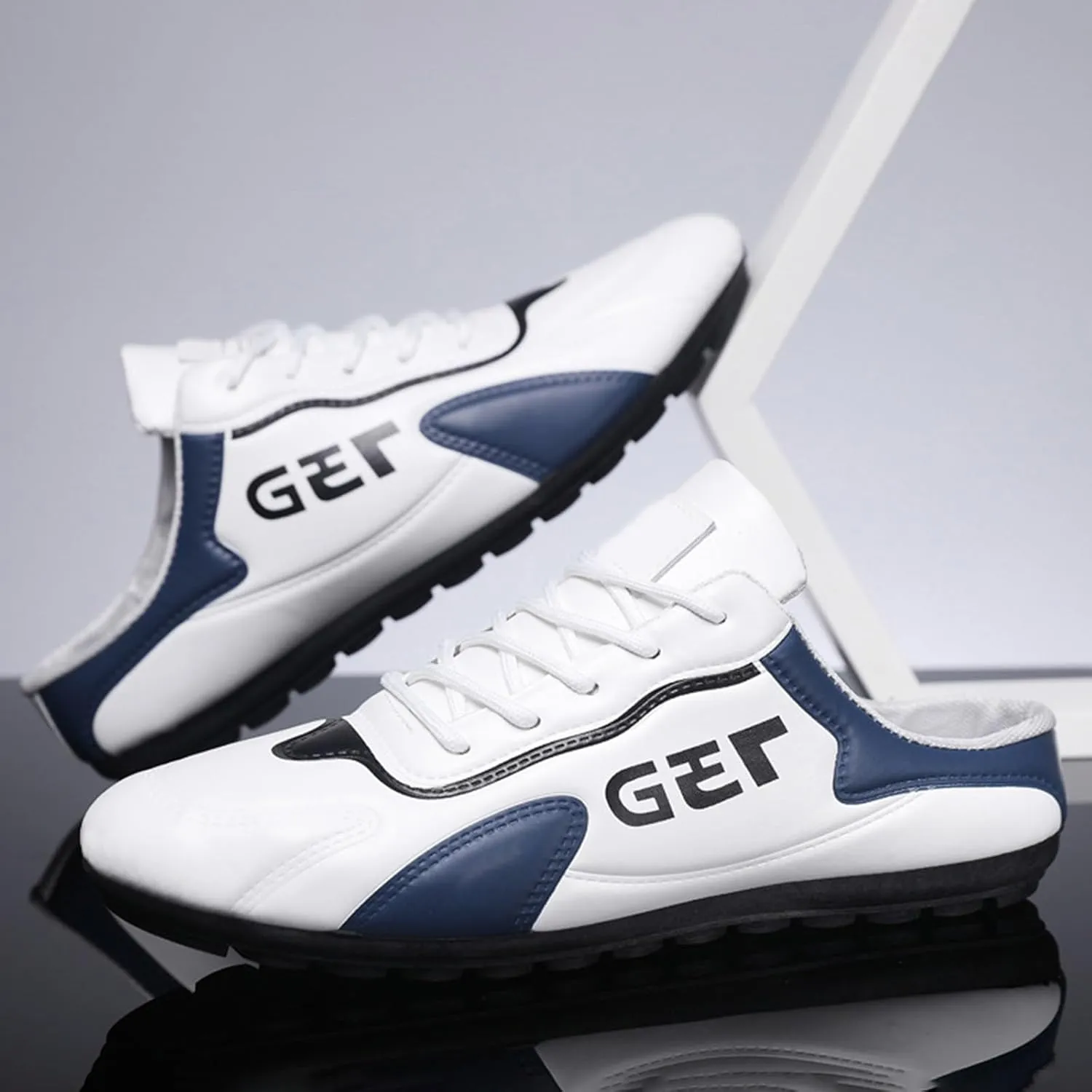 Men's Slip on Walking Shoes Comfortable Memory Foam Ultra Lightweight Breathable Fashion Sneakers Non Slip Arch Support Cushioning Training Gym Shoes Wide Width