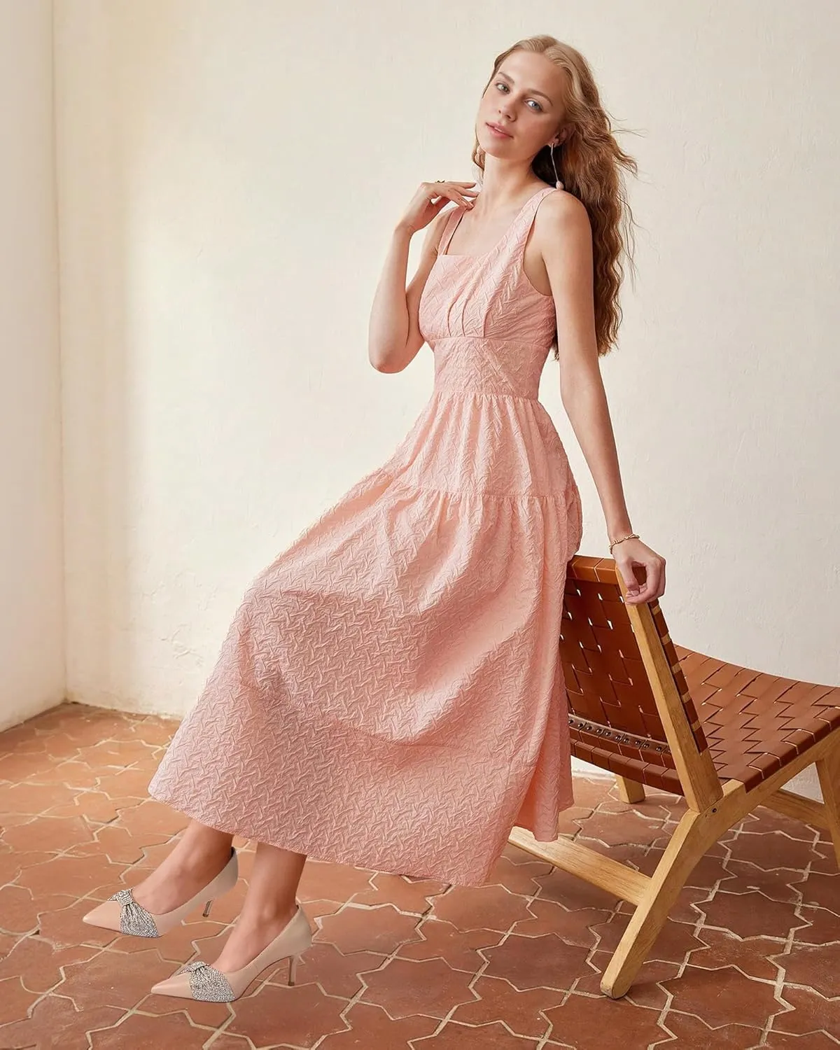 MUCCCUTE Rhinestone Heels Pointed Closed Toe Kitten Heels 2 Inch Sparkly Dress Business Work Pump Shoes for Women with Bow