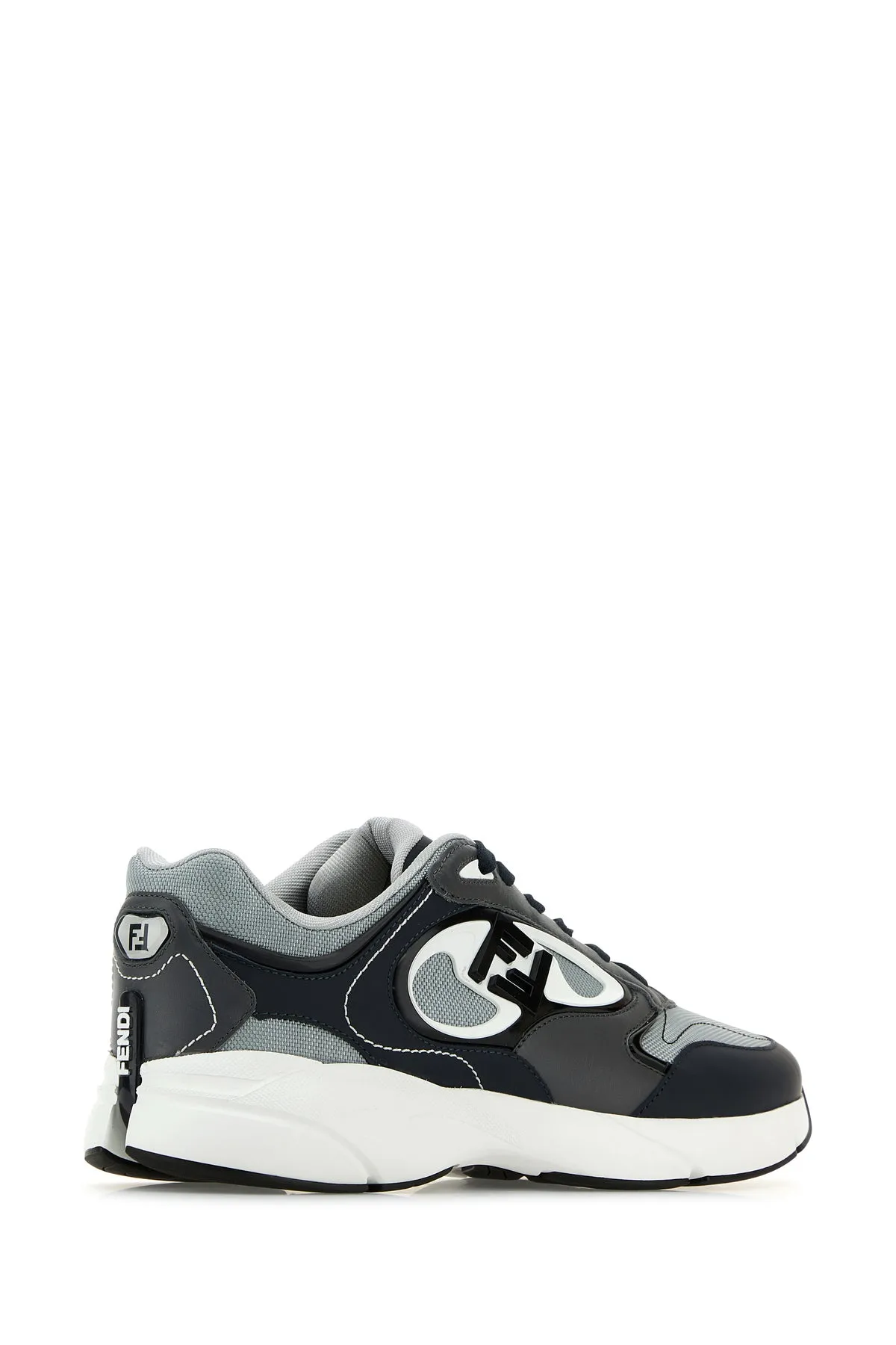 Multicolor fabric and leather Fendi Forward sneakers