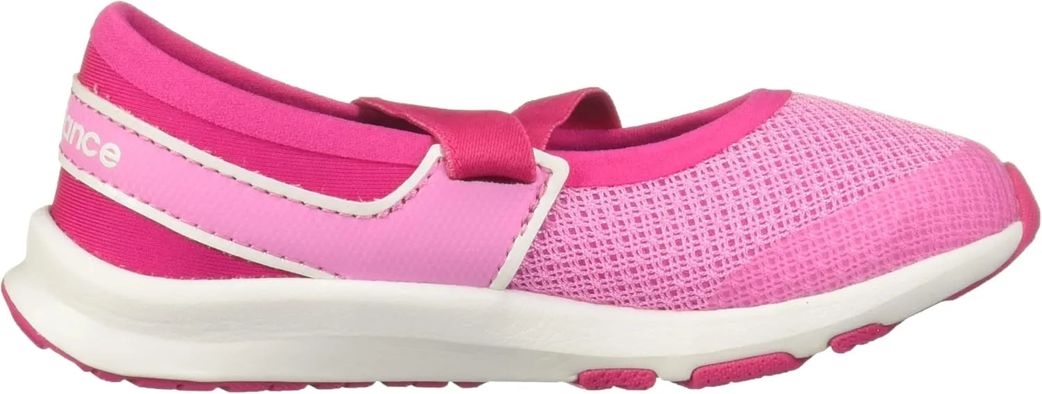 New Balance Baby-Girl's Nb Nergize Mary Jane V1 Hook and Loop Running Shoe