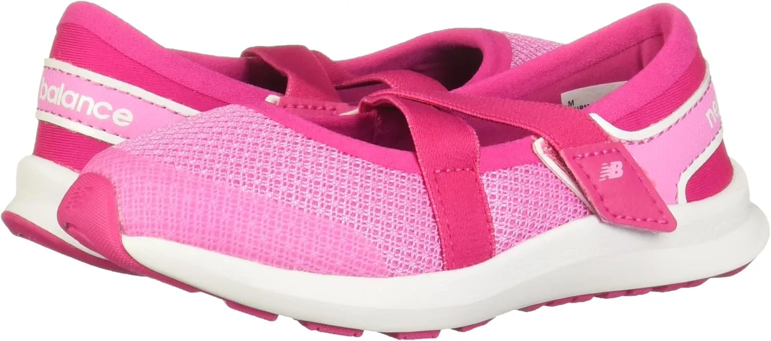 New Balance Baby-Girl's Nb Nergize Mary Jane V1 Hook and Loop Running Shoe