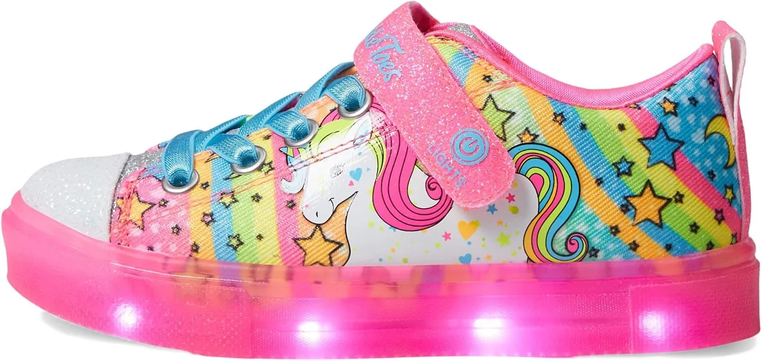 Skechers Kids Girl's Toes Twinkle Sparks Ice-Unicorn Bu Sneaker
