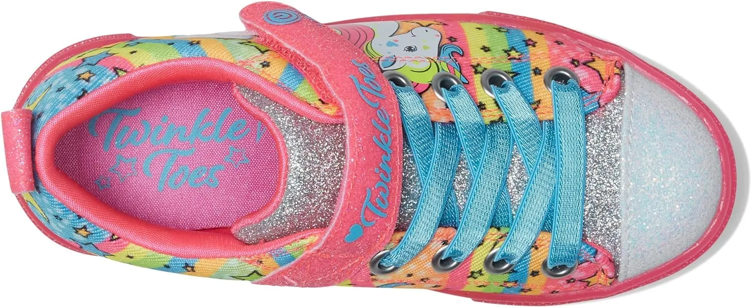 Skechers Kids Girl's Toes Twinkle Sparks Ice-Unicorn Bu Sneaker