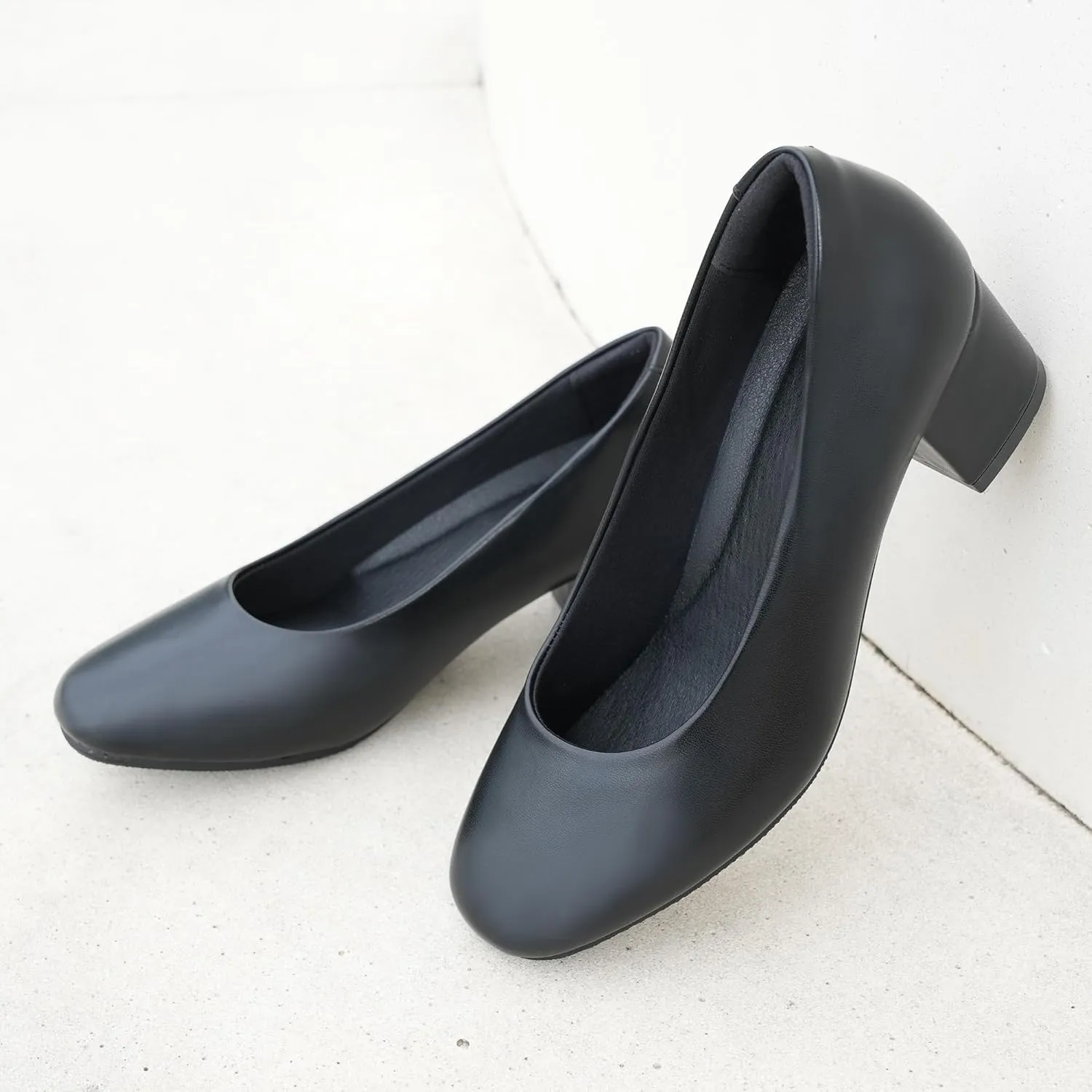 Women Dress Shoes Low Heel Work Pumps