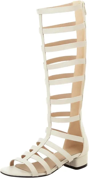 Womens Open Toe Knee High Strappy Gladiator Sandals